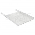 Półka regulowana do szafy RACK 19" 1U 550mm szara