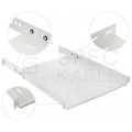 Półka regulowana do szafy RACK 19" 1U 550mm szara