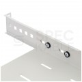 Półka regulowana do szafy RACK 19" 1U 550mm szara