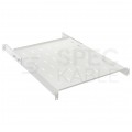 Półka regulowana do szafy RACK 19" 1U 550mm szara