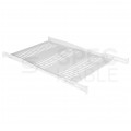 Półka regulowana do szafy RACK 19" 1U 650mm (750mm) szara NEKU