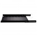 Półka regulowana do szafy RACK 19" 1U 650mm czarna