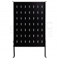 Półka regulowana do szafy RACK 19" 1U 650mm czarna