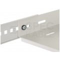 Półka regulowana do szafy RACK 19" 1U 650mm szara