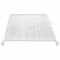 Półka regulowana do szafy RACK 19" 1U 650mm szara
