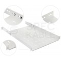 Półka regulowana do szafy RACK 19" 1U 650mm szara