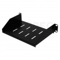 Półka stała do szafy RACK 10" 1U 150mm czarna Polska Szafa Rack