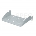 Półka stała do szafy RACK 10" 1U 150mm szara