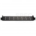 Półka stała do szafy RACK 19" 1U 150mm czarna