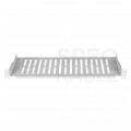 Półka stała do szafy RACK 19" 1U 150mm szara NEKU