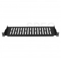 Półka stała do szafy RACK 19" 1U 200mm czarna NEKU