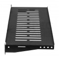 Półka stała do szafy RACK 19" 1U 200mm czarna NEKU