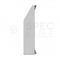 Półka stała do szafy RACK 19" 1U 200mm szara Polska Szafa Rack