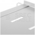 Półka stała do szafy RACK 19" 1U 200mm szara Polska Szafa Rack