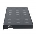 Półka stała do szafy RACK 19" 1U 250mm czarna
