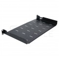Półka stała do szafy RACK 19" 1U 250mm czarna