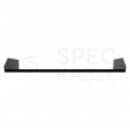 Półka stała do szafy RACK 19" 1U 250mm czarna Polska Szafa Rack