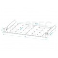 Półka stała do szafy RACK 19" 1U 300mm szara