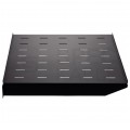 Półka stała do szafy RACK 19" 1U 400mm czarna