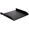 Półka stała do szafy RACK 19" 1U 400mm czarna