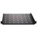 Półka stała do szafy RACK 19" 1U 400mm czarna