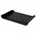 Półka stała do szafy RACK 19" 1U 400mm czarna Polska Szafa Rack