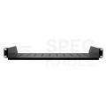 Półka stała do szafy RACK 19" 1U 400mm czarna Polska Szafa Rack