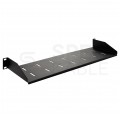 Półka stała do szafy RACK 19" 2U 220mm czarna