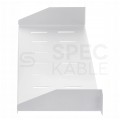 Półka stała do szafy RACK 19" 2U 220mm szara
