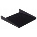 Półka stała do szafy RACK 19" 2U 350mm czarna