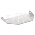 Półka stała narożna do szafy RACK 19" 1U 235mm szara NEKU