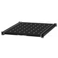 Półka wysuwana do szafy RACK 19" 1U 450mm z uchwytem czarna