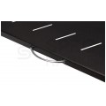 Półka wysuwana do szafy RACK 19" 1U 550mm z uchwytem czarna