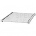 Półka wysuwana do szafy RACK 19" 1U 550mm z uchwytem szara