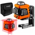 Poziomica laserowa laser krzyżowy 3D (czerwony 3x360°) 15m samopoziomujący NEO 75-103 w komplecie z etui i uchwytem magnetycznym