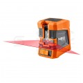 Poziomnica laserowa laser krzyżowy 15m samopoziomujący NEO 75-101 w zestawie ze statywem, etui i uchwytem magnetycznym