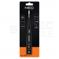 Próbnik cyfrowy detektor napięcia 12-250V neonówka 120mm NEO 94-005