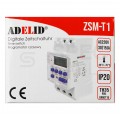 Programator czasowy tygodniowy na szynę TH-35 1P (230V AC), 1-modułowy ADELID