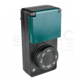 Programator czasowy wyłącznik analogowy zewnętrzny IP44 TIMER do gniazda 230V z czujnikiem zmierzchu DPM DT15