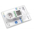 Programator czasowy wyłącznik cyfrowy TIMER z wyświetlaczem LCD do gniazda 230V GreenBlue GB107