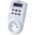 Programator czasowy wyłącznik cyfrowy TIMER z wyświetlaczem LCD do gniazda 230V Maclean MCE05