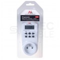 Programator czasowy wyłącznik cyfrowy TIMER z wyświetlaczem LCD do gniazda 230V Maclean MCE05