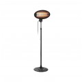 Promiennik stojący tarasowy, lampa grzewcza 2000W IPX4 Quartz Glass Tubes Lamp z regulacją (3 poziomy) TEESA