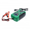 Prostownik automatyczny Compact Green do akumulatorów 12V 8A z wyświetlaczem LCD VOLT