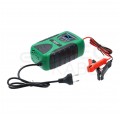 Prostownik automatyczny Compact Green do akumulatorów 12V 8A z wyświetlaczem LCD VOLT