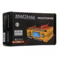 Prostownik automatyczny smart do akumulatorów 6V-24V 10A z mikroprocesorem i wyświetlaczem LCD Kraft&Dele