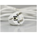 Przedłużacz elektryczny Kabel zasilający warsztatowy OMY 3x1,0mm2 (wtyk / gniazdo) 10A biały 1,5m