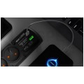 Przedłużacz elektryczny Listwa zasilająca antyprzepięciowa ACAR F4 na 4 gniazd [2P+Z] + ładowarka QC USB A+C z wyłącznikiem czarna 1,5m