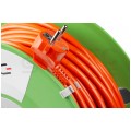 Przedłużacz ogrodowy zwijany na bębnie Rozgałęźnik na 4 gniazda [2P+Z] 230V IP20 na kablu OWY 3x1,5mm2 50m ARMAC PB-AR