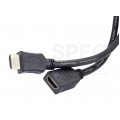 Przedłużacz Standard HDMI 1.4 Full HD 2K@60 (wtyk / gniazdo) 5m